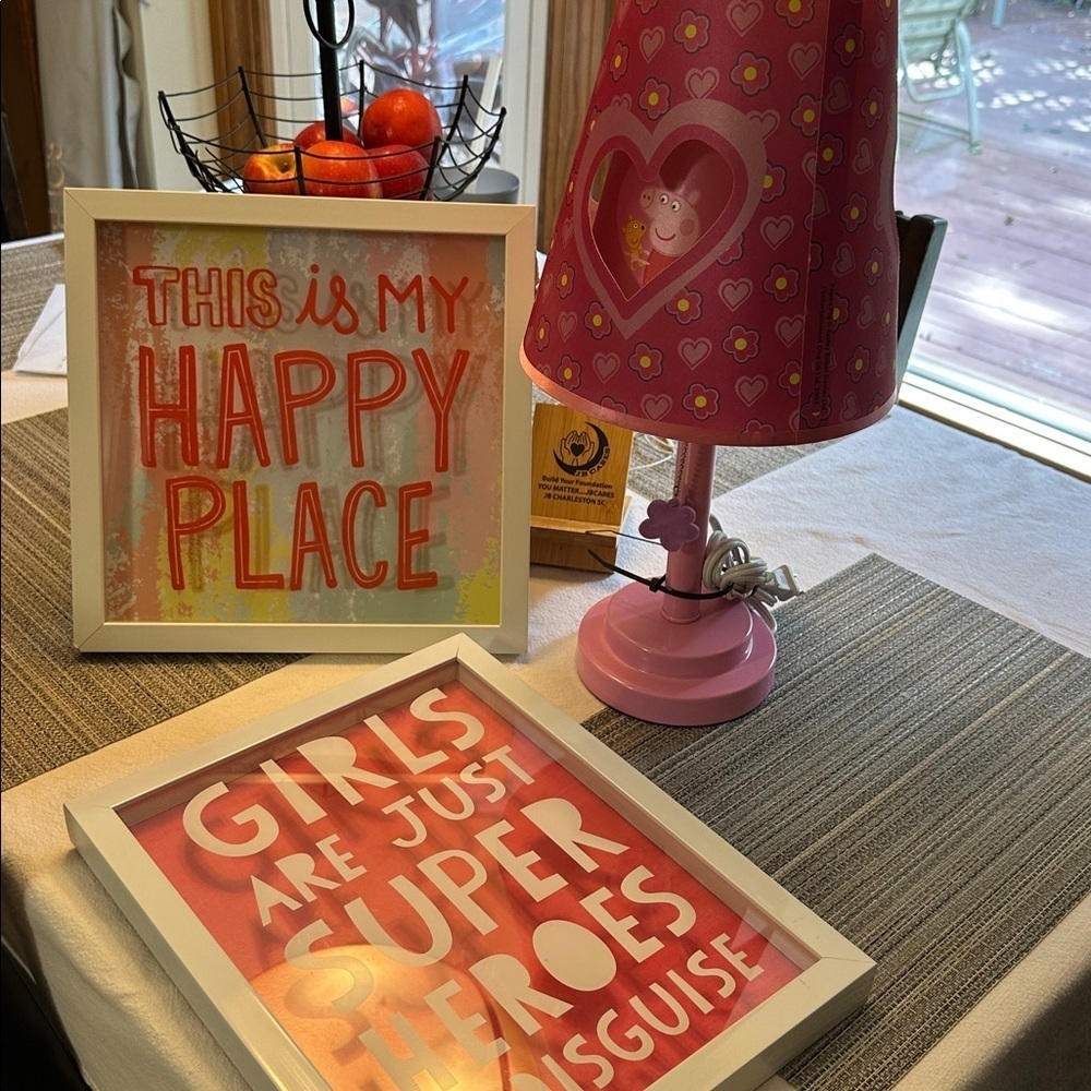 Girls room bundle 2 framed prints